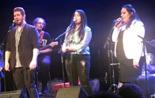 Band-Auftritt bei der Preisverleihung